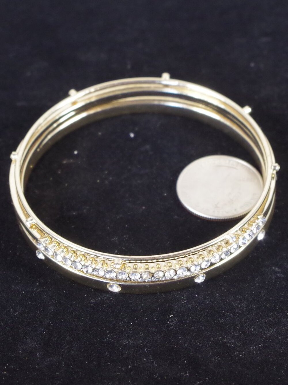 Forever 21 Rhinestone Bangles - Picture 3 of 3